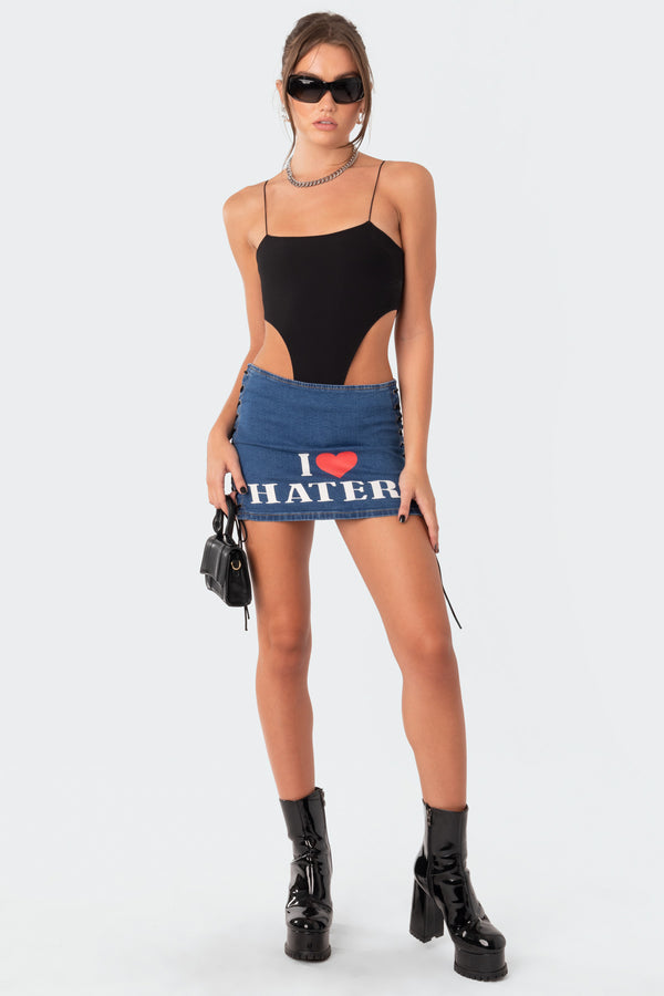 Camilla Ribbed High-Cut Bodysuit view 2