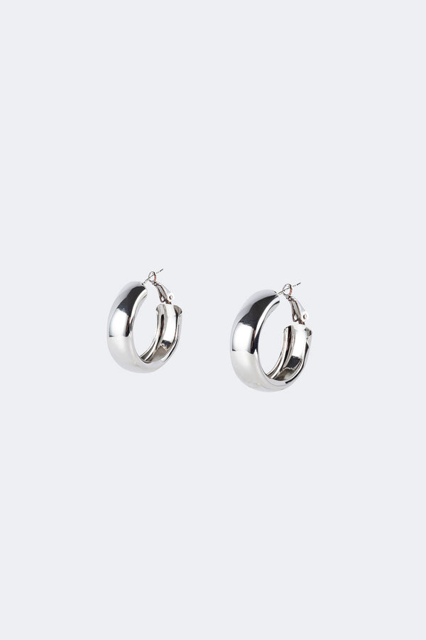 Lux Wide Hoop Earrings view 1